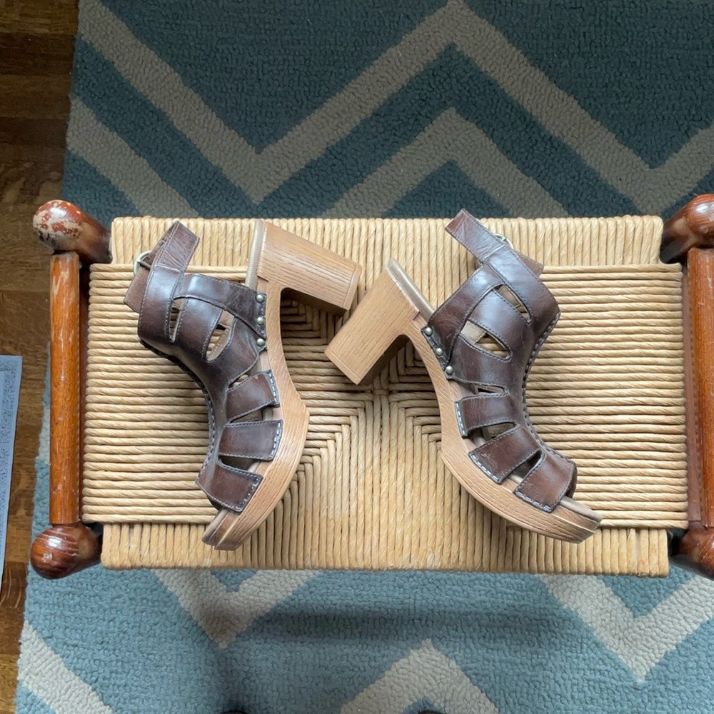 Dansko Brown Leather Heels